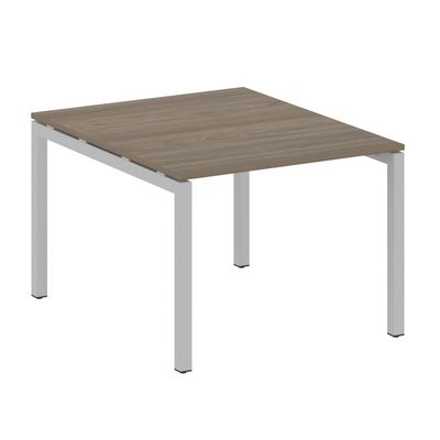 Metal System Quattro 5x5 50БП.ПРГ-1.1 (Вяз благородный/Серый) Переговорный стол на П-образном м/к