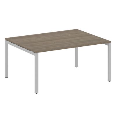 Metal System Quattro 5x5 50БП.ПРГ-1.4 (Вяз благородный/Серый) Переговорный стол на П-образном м/к