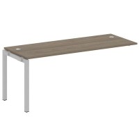 Metal System Quattro 5x5 50БП.ПРС-СП-1.5 (Вяз благородный/Серый) Проходной наборный элемент рабочей станции на П-образном м/к