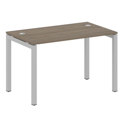 Metal System Quattro 5x5 50БП.СП-2 (Вяз благородный/Серый) Стол письменный на П-образном м/к