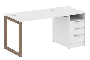 Мебель Metal System Quattro 5x5 белый/мокко металл