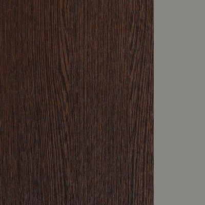 Metal System Quattro 5x5 50БО.ПР-1 (Венге цаво/Серый) Приставной элемент на О-образном м/к