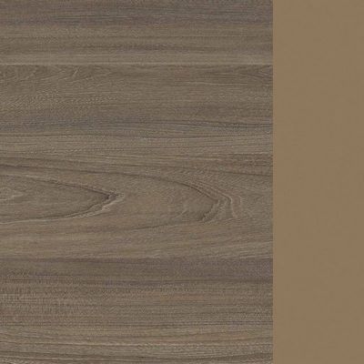 Metal System Quattro 5x5 50БО.ПРС-СП-1.1 (Вяз благородный/Мокко) Проходной наборный элемент рабочей станции на О-образном м/к