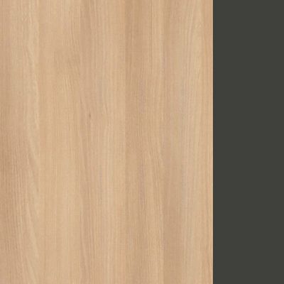 Metal System Style БА.ПРГ-3.1 (Акация лорка/антрацит) Переговорный стол (3 столешницы) на А-образном м/к