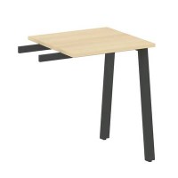 Metal System Style БА.ПР-1 (Акация лорка/черный) Приставной элемент на А-образном м/к (используется в качестве брифинга или боковой приставки)