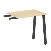 Metal System Style БА.ПР-2 (Акация лорка/черный) Приставной элемент на А-образном м/к (используется в качестве брифинга или боковой приставки)