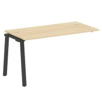 Metal System Style БА.ПРС-СП-1.3 (Акация лорка/антрацит) Проходной наборный элемент рабочей станции на А-образном м/к (проходная опора Б.ОСП-72, столешница, комплект траверс)