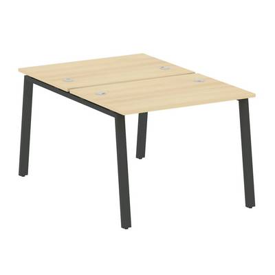 Metal System Style БА.РАС-СП-2.1 (Акация лорка/черный) Рабочая станция на А-образном м/к