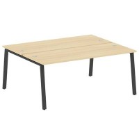 Metal System Style БА.РАС-СП-2.5 (Акация лорка/черный) Рабочая станция на А-образном м/к