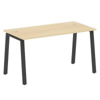 Metal System Style БА.СП-3 (Акация лорка/черный) Стол письменный на А-образном м/к