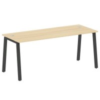 Metal System Style БА.СП-5 (Акация лорка/черный) Стол письменный на А-образном м/к