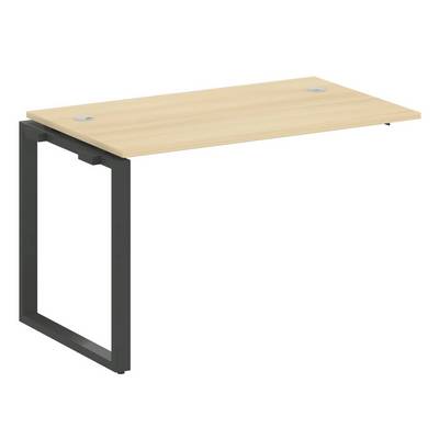 Metal System Style БО.ПРС-СП-1.2 (Акация лорка/антрацит) Проходной наборный элемент рабочей станции на О-образном  м/к(проходная опора Б.ОСП-72, столешница, комплект траверс)