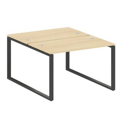 Metal System Style БО.РАС-СП-2.2 (Акация лорка/антрацит) Рабочая станция на О-образном м/к