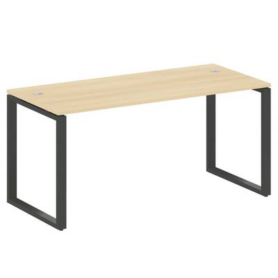 Metal System Style БО.СП-4 (Акация лорка/черный) Стол письменный на О-образном м/к