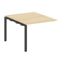 Metal System Style БП.ППРГ-1 (Акация лорка/антрацит) Проходной наборный элемент переговорного стола на П-образном м/к (проходная опора Б.ОСП-123, столешница, два комплекта траверс)