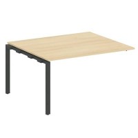 Metal System Style БП.ППРГ-3 (Акация лорка/антрацит) Проходной наборный элемент переговорного стола на П-образном м/к (проходная опора Б.ОСП-123, столешница, два комплекта траверс)