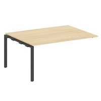 Metal System Style БП.ППРГ-4 (Акация лорка/антрацит) Проходной наборный элемент переговорного стола на П-образном м/к (проходная опора Б.ОСП-123, столешница, два комплекта траверс)