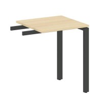 Metal System Style БП.ПР-1 (Акация лорка/черный) Приставной элемент на П-образном м/к (используется в качестве брифинга или боковой приставки)