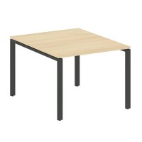 Metal System Style БП.ПРГ-1.1 (Акация лорка/антрацит) Переговорный стол (1 столешница) на П-образном м/к