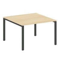 Metal System Style БП.ПРГ-1.2 (Акация лорка/антрацит) Переговорный стол (1 столешница) на П-образном м/к
