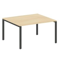 Metal System Style БП.ПРГ-1.3 (Акация лорка/антрацит) Переговорный стол (1 столешница) на П-образном м/к