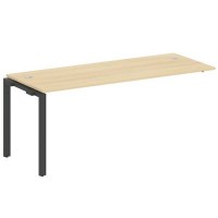 Metal System Style БП.ПРС-СП-1.5 (Акация лорка/антрацит) Проходной наборный элемент рабочей станции на П-образном м/к (проходная опора Б.ОСП-72, столешница, комплект траверс)