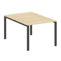 Metal System Style БП.РАС-СП-2.1 (Акация лорка/черный) Рабочая станция на П-образном м/к