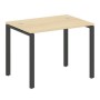 Metal System Style БП.СП-1 (Акация лорка/черный) Стол письменный на П-образном м/к