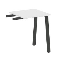 Metal System Style БА.ПР-1 (Белый/антрацит) Приставной элемент на А-образном м/к (используется в качестве брифинга или боковой приставки)