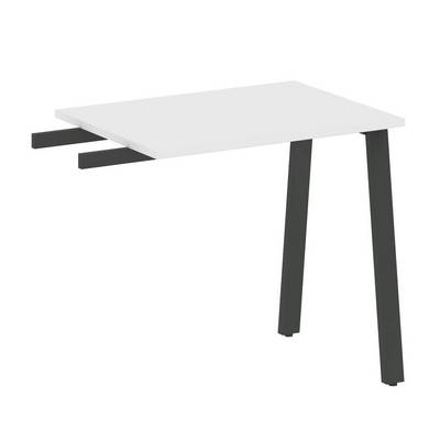 Metal System Style БА.ПР-2 (Белый/черный) Приставной элемент на А-образном м/к (используется в качестве брифинга или боковой приставки)