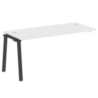 Metal System Style БА.ПРС-СП-1.4 (Белый/антрацит) Проходной наборный элемент рабочей станции на А-образном м/к (проходная опора Б.ОСП-72, столешница, комплект траверс)