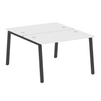 Metal System Style БА.РАС-СП-2.2 (Белый/антрацит) Рабочая станция на А-образном м/к