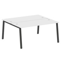 Metal System Style БА.РАС-СП-2.4 (Белый/антрацит) Рабочая станция на А-образном м/к