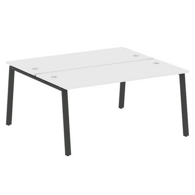 Metal System Style БА.РАС-СП-2.4 (Белый/антрацит) Рабочая станция на А-образном м/к