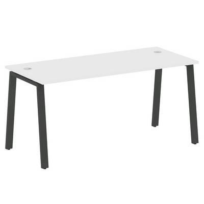 Metal System Style БА.СП-4 (Белый/черный) Стол письменный на А-образном м/к