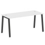 Metal System Style БА.СП-4 (Белый/черный) Стол письменный на А-образном м/к