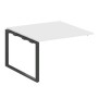 Metal System Style БО.ППРГ-2 (Белый/антрацит) Проходной наборный элемент переговорного стола на О-образном м/к (проходная опора Б.ОСП-123, столешница, два комплекта траверс)