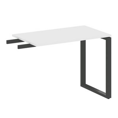 Metal System Style БО.ПР-3 (Белый/черный) Приставной элемент на О-образном м/к (используется в качестве брифинга или боковой приставки)