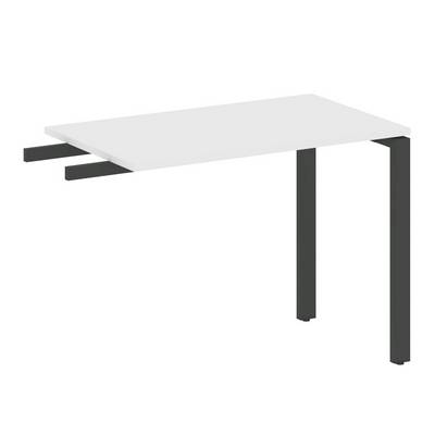 Metal System Style БП.ПР-3 (Белый/антрацит) Приставной элемент на П-образном м/к (используется в качестве брифинга или боковой приставки)