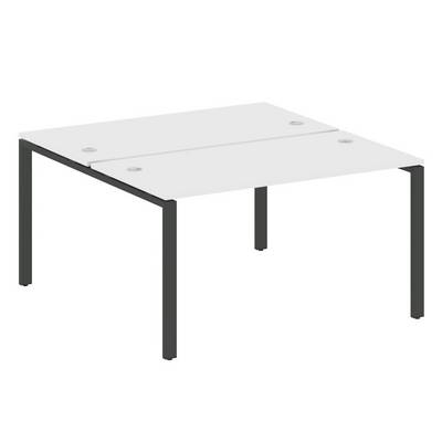 Metal System Style БП.РАС-СП-2.3 (Белый/антрацит) Рабочая станция на П-образном м/к
