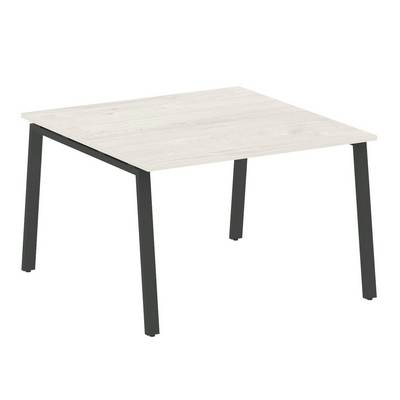 Metal System Style БА.ПРГ-1.2 (Дуб Наварра/черный) Переговорный стол (1 столешница) на А-образном м/к