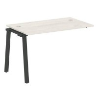 Metal System Style БА.ПРС-СП-1.2 (Дуб Наварра/антрацит) Проходной наборный на А-образном м/к элемент рабочей станции (проходная опора Б.ОСП-72, столешница, комплект траверс)