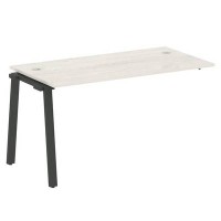 Metal System Style БА.ПРС-СП-1.3 (Дуб Наварра/антрацит) Проходной наборный элемент рабочей станции на А-образном м/к (проходная опора Б.ОСП-72, столешница, комплект траверс)