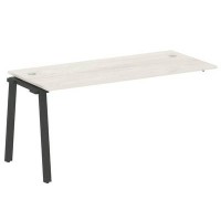 Metal System Style БА.ПРС-СП-1.4 (Дуб Наварра/антрацит) Проходной наборный элемент рабочей станции на А-образном м/к (проходная опора Б.ОСП-72, столешница, комплект траверс)