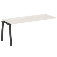 Metal System Style БА.ПРС-СП-1.5 (Дуб Наварра/антрацит) Проходной наборный элемент рабочей станции на А-образном м/к (проходная опора Б.ОСП-72, столешница, комплект траверс)