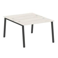 Metal System Style БА.РАС-СП-2.2 (Дуб Наварра/антрацит) Рабочая станция на А-образном м/к