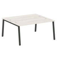 Metal System Style БА.РАС-СП-2.4 (Дуб Наварра/антрацит) Рабочая станция на А-образном м/к