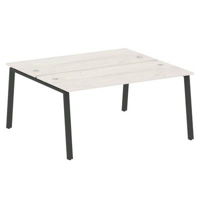 Metal System Style БА.РАС-СП-2.4 (Дуб Наварра/черный) Рабочая станция на А-образном м/к