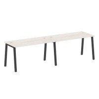 Metal System Style БА.СМ-2.3 (Дуб Наварра/антрацит) Рабочая станция на 2 раб.места на А-образном м/к