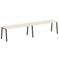 Metal System Style БА.СМ-2.5 (Дуб Наварра/антрацит) Рабочая станция на 2 раб.места на А-образном м/к